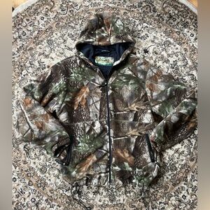 Men's Camouflage Hooded Field Jacket - Realtree Style